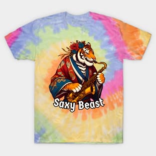 Tiger saxophone player T-Shirt
